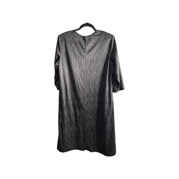 Anthony Richards Vintage 100% Polyester A-line unlined swirl pattern dress/ 14 - Picture 2 of 3